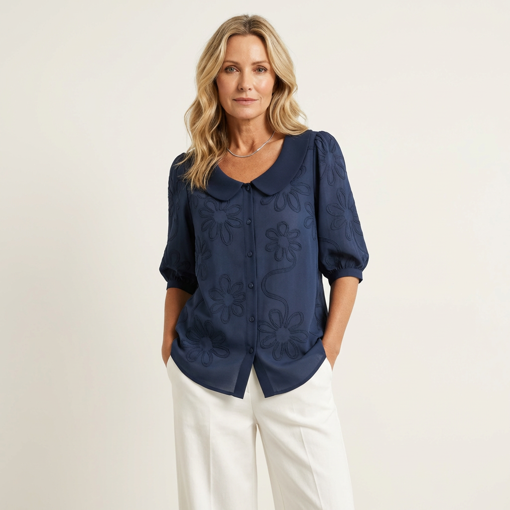 Elegante weiche Damenbluse