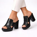 Capri Leder Mules