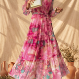 Hazel | Wickelkleid mit Blumenmuster