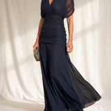 Avery | Elegantes Blaues Kleid