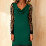 Peby™ - Elegantes A-Linien-Kleid mit Spitze