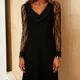 Peby™ - Elegantes A-Linien-Kleid mit Spitze