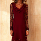 Peby™ - Elegantes A-Linien-Kleid mit Spitze