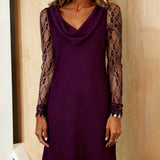 Peby™ - Elegantes A-Linien-Kleid mit Spitze