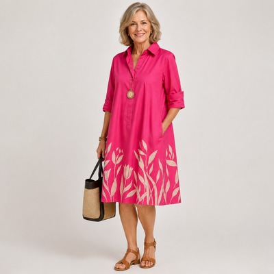 Annemarie | Bequemes Midi-Kleid