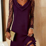 Peby™ - Elegantes A-Linien-Kleid mit Spitze
