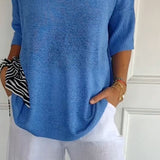 Van Elst Mode® | Gestricktes Top mit V-Ausschnitt