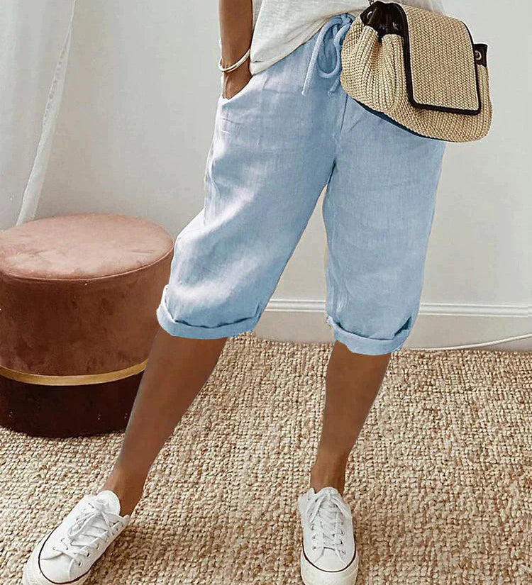 Estive Leinen Shorts