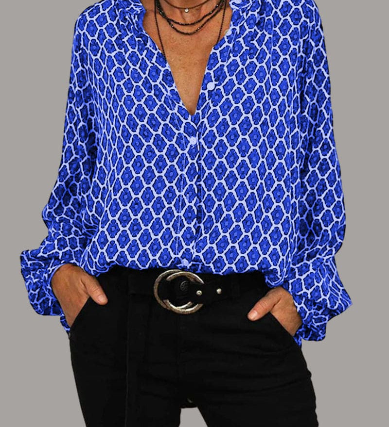 GEOMETRISCHE BLUSE