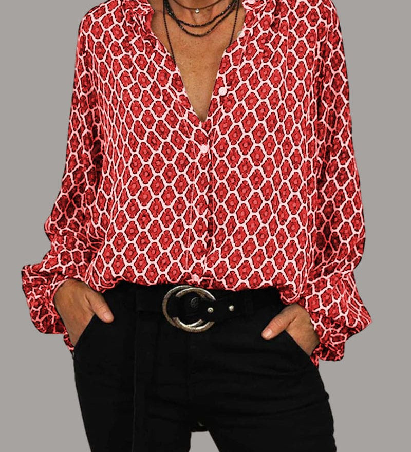GEOMETRISCHE BLUSE