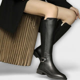 Grace - Damen Knöchelhohe Stiefel aus Kunstleder