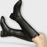 Grace - Damen Knöchelhohe Stiefel aus Kunstleder