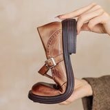 Mattea | Elegante Leder-Mary Janes