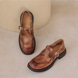 Mattea | Elegante Leder-Mary Janes