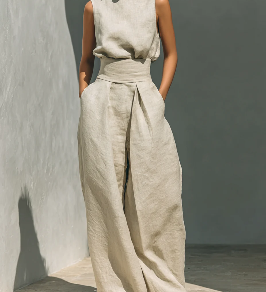 Elegantes Leinen-Set Ariana