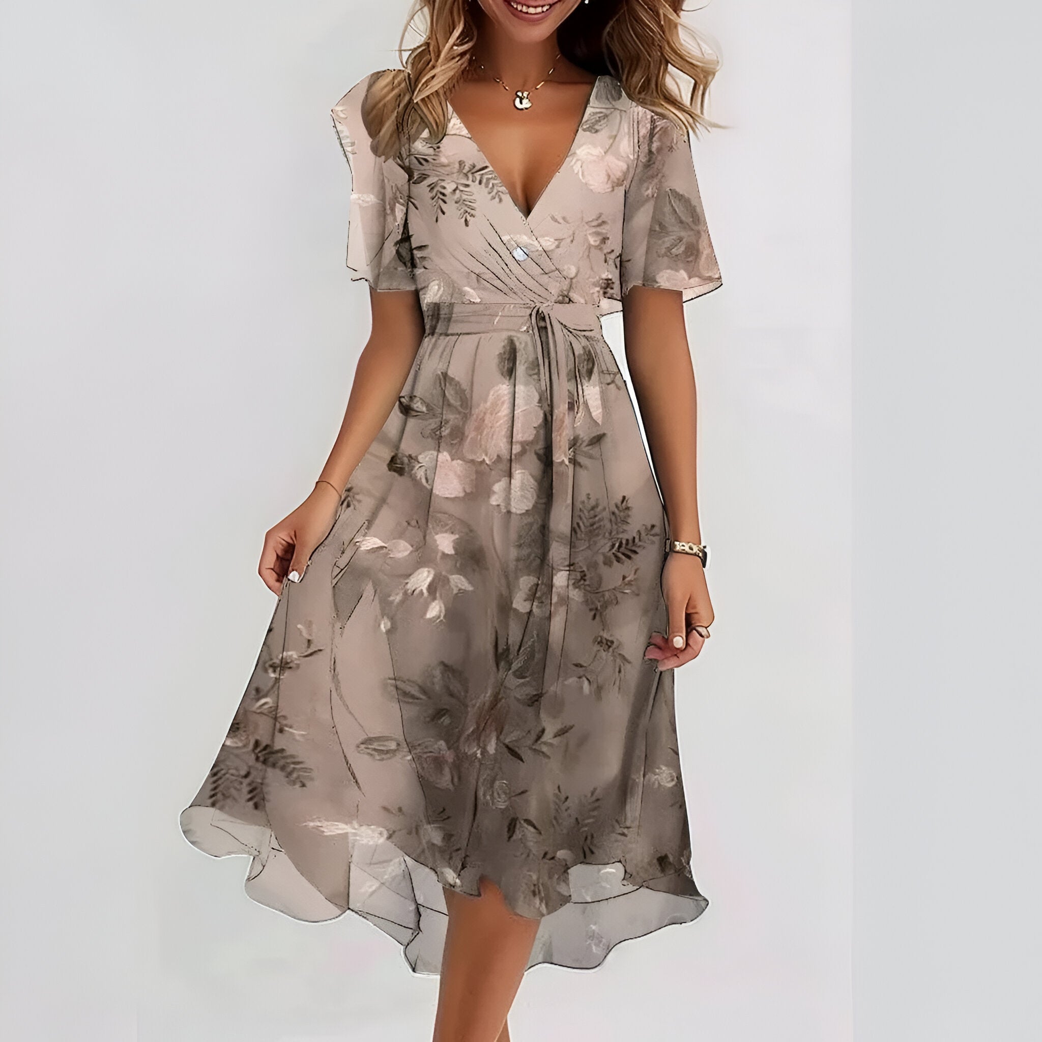 Seraya™ – Elegantes, luftiges Kleid mit bauchbedeckendem Schnitt