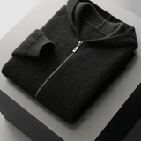 Merino Zip-Hoodie aus extra feiner Merinowolle