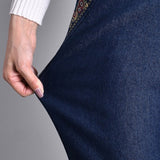 Van Elst Mode® | Damenjeans mit Seitentaschen und Elastischem Bund