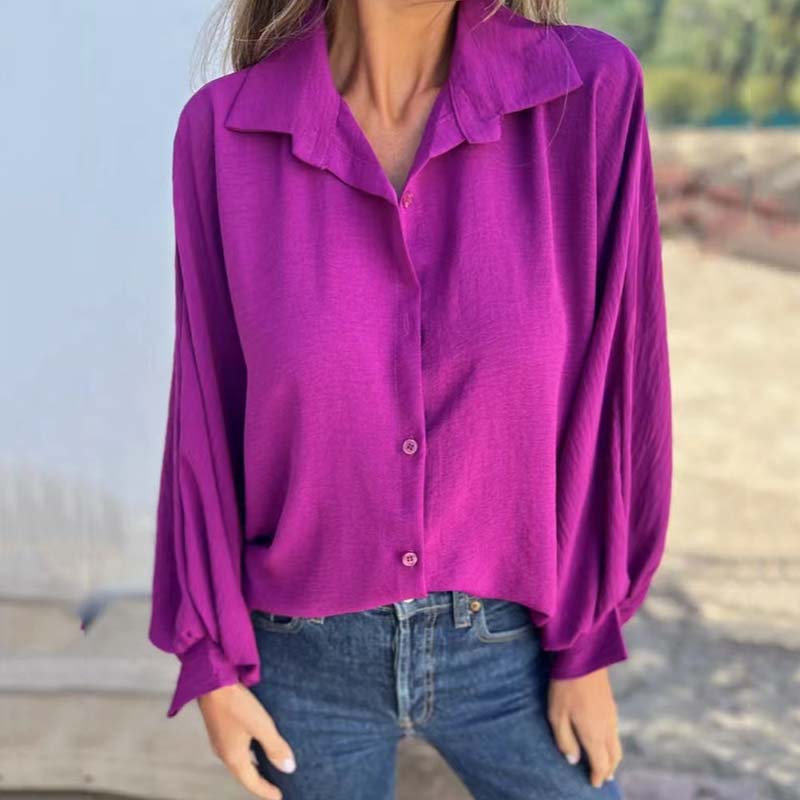KLASSISCHE LANGARMIGE BLUSE
