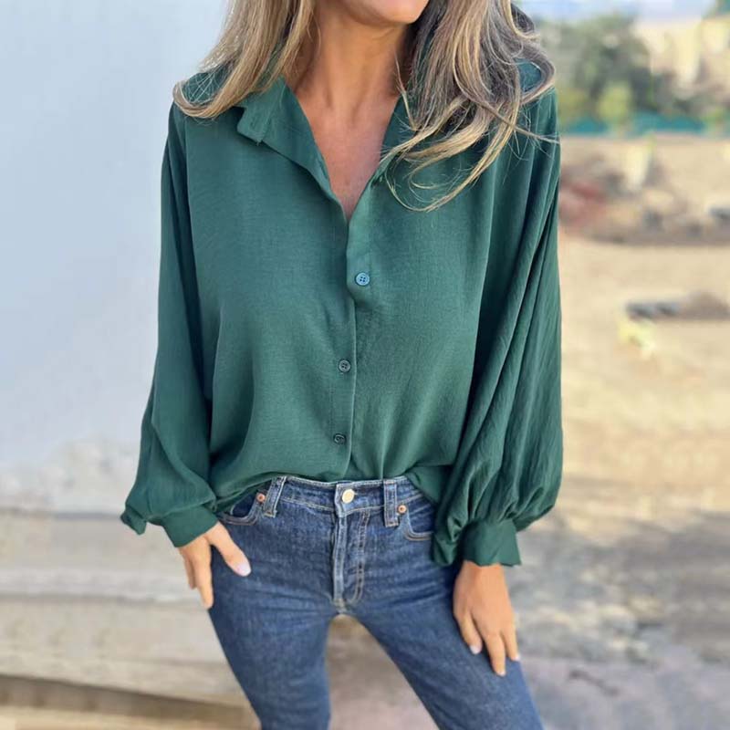 KLASSISCHE LANGARMIGE BLUSE