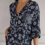 Van Elst Mode® | LANGARMS BLUMENBLUSE