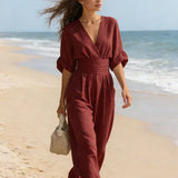 Aurélie Weitbeiniger Jumpsuit