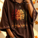 Damen-Hoodie mit Print für den Herbst