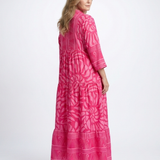 Marielle | Midi-Kleid mit Knopfleiste