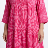 Marielle | Midi-Kleid mit Knopfleiste