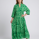 Marielle | Midi-Kleid mit Knopfleiste