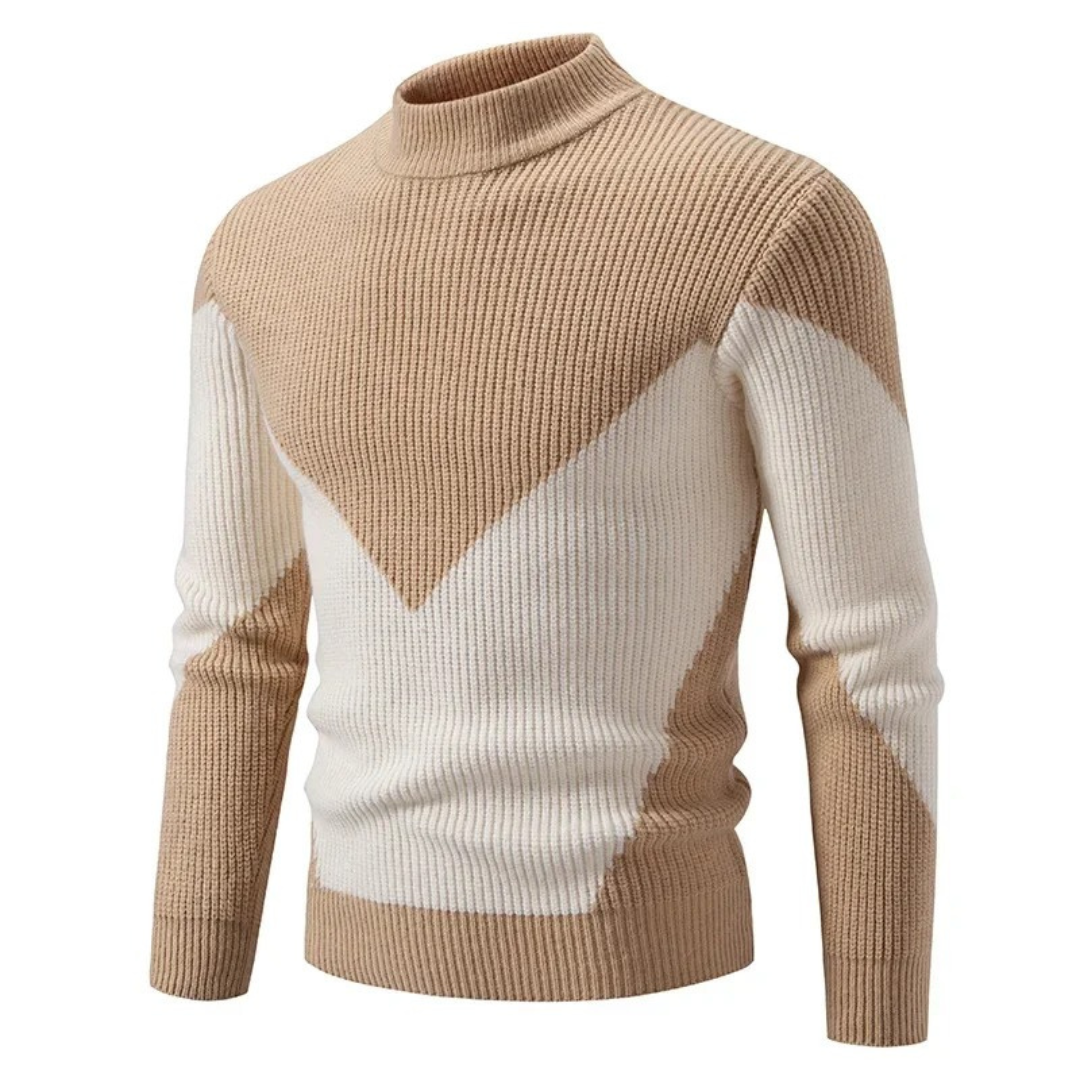 Langärmeliger Strickpullover