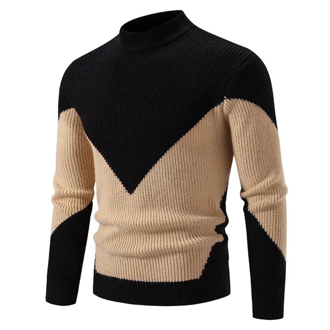 Langärmeliger Strickpullover
