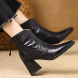 Sommerfeld™ | Luxuriöse Stiefeletten mit mittelhohem Absatz